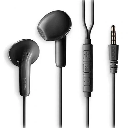 NGS Cross Flip Auriculares Intrauditivos con Micrófono Jack 3.5 Negros NGS Cross Flip Auriculares Intrauditivos con Micrófono Jack 3.5 Negros