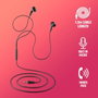 NGS Cross Flip Auriculares Intraurales con Micrófono Negro