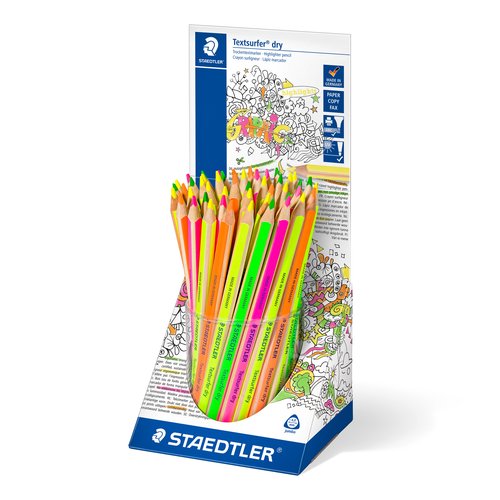 Staedtler Lápices de Colores Triplus Jumbo con Expositor de 48 Unidades