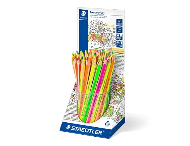 Staedtler Lápices de Colores con Diseño Triangular, Surtidos, 48 Unidades Staedtler Lápices de Colores con Diseño Triangular, Surtidos, 48 Unidades