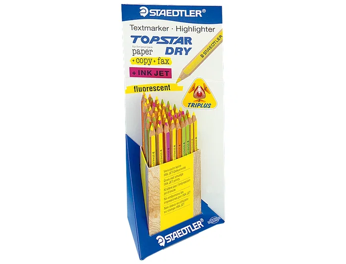 Staedtler Lápices de Colores Triplus Jumbo con Expositor de 48 Unidades