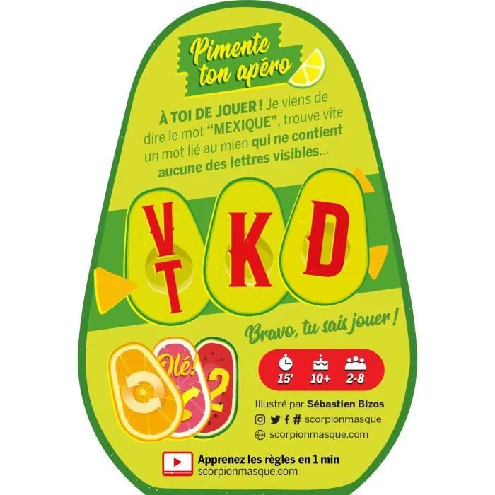 Juego de Cartas Olé! GuacaMolé