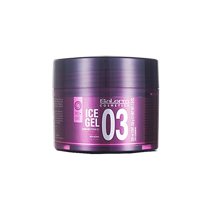 Salerm Proline 03 Ice Gel 200 Ml - Gel para crear peinados, máxima fijación y libertad de estilo Salerm Proline 03 Ice Gel 200 Ml - Gel para crear peinados, máxima fijación y libertad de estilo