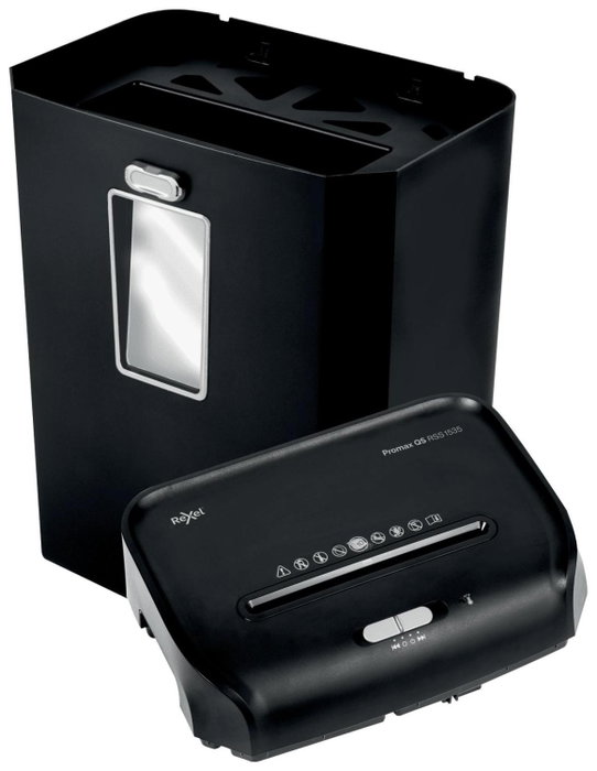 REXEL ProMax RSS1535 Destructora de papel, corte en tiras 6mm, 35L, Negro REXEL ProMax RSS1535 Destructora de papel, corte en tiras 6mm, 35L, Negro