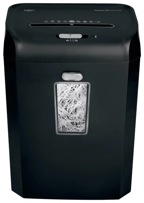 REXEL ProMax RSS1535 Destructora de papel, corte en tiras 6mm, 35L, Negro REXEL ProMax RSS1535 Destructora de papel, corte en tiras 6mm, 35L, Negro