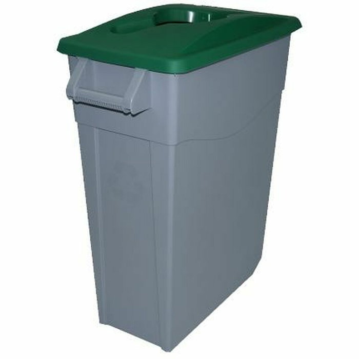 Denox Cubo Basura Reciclaje 65L Verde (2 Unidades)