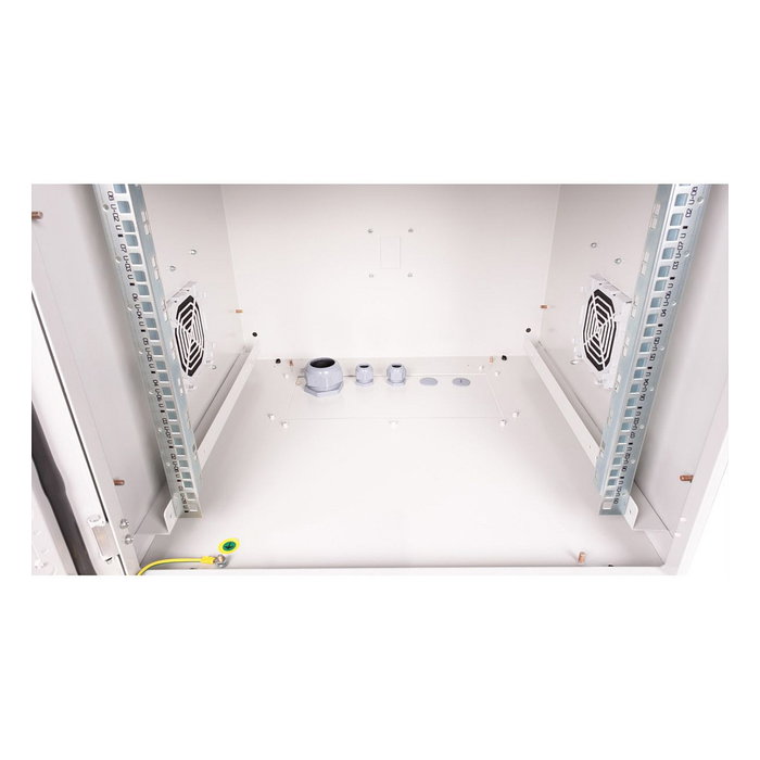 ROLINE 19-Zoll (48.3 cm) Wandgehuse Pro 9 HE, 9U, 600x600 mm, IP55, outdoor, Grau, Rack de pared, 40 kg