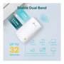 TP-Link RE220 Repetidor WLAN Extensor de WiFi Doble Banda 433 Mbps, Ethernet 10/100 Mbps, WiFi 5 (802.11ac), con Puerta de Enlace Inteligente y Botón WPS, Blanco