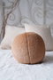 Aberto Design Cojín Pelus Top - Light Brown, Poliéster reciclado, 25 x 25 x 25 cm