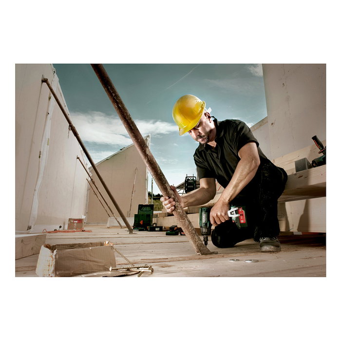 Metabo SSW 18 LTX 400 BL Llave de Impacto 18V 1/2" 400 Nm 2150 RPM con Luz Integrada, 12 Ajustes de Torca y Funda - Negro, Verde, Rojo