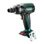 Metabo SSW 18 LTX 400 BL Llave de Impacto 18V 1/2" 400 Nm 2150 RPM con Luz Integrada, 12 Ajustes de Torca y Funda - Negro, Verde, Rojo