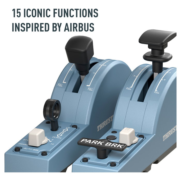 Thrustmaster TCA Quadrant Add-On Airbus Edition Negro, Azul Thrustmaster TCA Quadrant Add-On Airbus Edition Negro, Azul