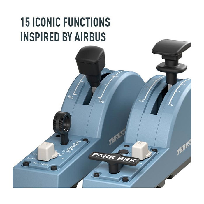 Thrustmaster TCA Quadrant Add-On Airbus Edition Negro, Azul Thrustmaster TCA Quadrant Add-On Airbus Edition Negro, Azul