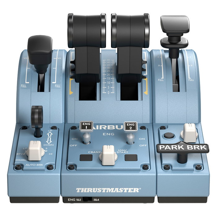 Thrustmaster TCA Quadrant Add-On Airbus Edition Negro, Azul Thrustmaster TCA Quadrant Add-On Airbus Edition Negro, Azul