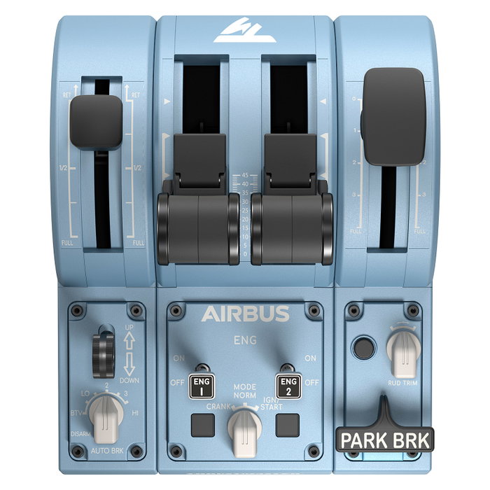 Thrustmaster TCA Quadrant Add-On Airbus Edition Negro, Azul Thrustmaster TCA Quadrant Add-On Airbus Edition Negro, Azul