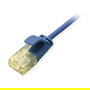 EQUIP Patchkabel Cat6A U/UTP 3.00m Azul LSZH SlimFlex 626306 para 10GbE y PoE+