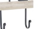 DKD Home Decor Perchero Pared Industrial home Loft Negro Hierro MDF 4.5 x 21 x 36 cm (4 Unidades)