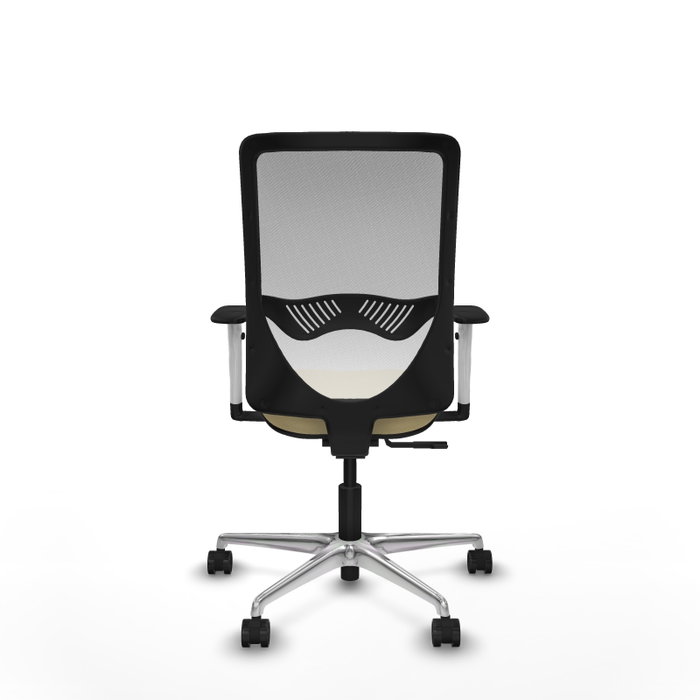 PIQUERAS Y CRESPO Silla de oficina Zulema con mecanismo Sincro, Crema y Blanco PIQUERAS Y CRESPO Silla de oficina Zulema con mecanismo Sincro, Crema y Blanco