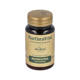 HERDIBEL Pasiflora Vital 120 Comprimidos - Complemento Alimenticio Natural para la Relajación y el Bienestar, a Base de Extracto de Pasiflora
