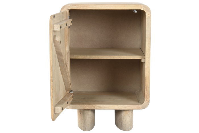 DKD Home Decor Mesita de Noche Urban Marron Roble 40 x 65 x 45 cm