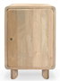 DKD Home Decor Mesita de Noche Urban Marron Roble 40 x 65 x 45 cm