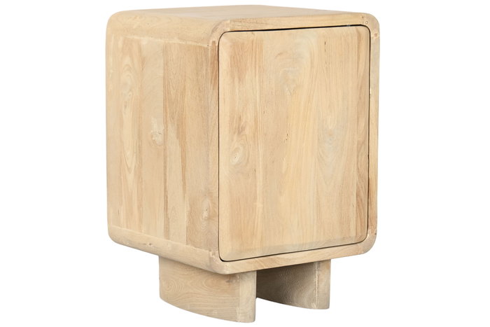 DKD Home Decor Mesita de Noche Urban Marron Roble 40 x 65 x 45 cm