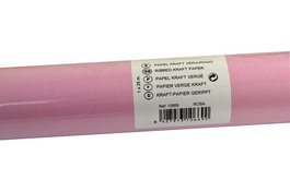 Papel De Embalar Kraft Rollo Sadipal Fusion 1X25 M Rosa