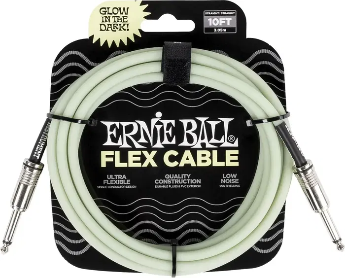 Ernieball Cable Instrumento Flex Jack-Jack Ss 3 M Fosforescente Ernieball Cable Instrumento Flex Jack-Jack Ss 3 M Fosforescente