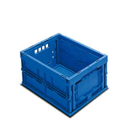 CONGOST Contenedor Plegable con Tapa para Almacenaje, Cubeta 40 x 30 x 22 cm (Alto 22 cm), Negro