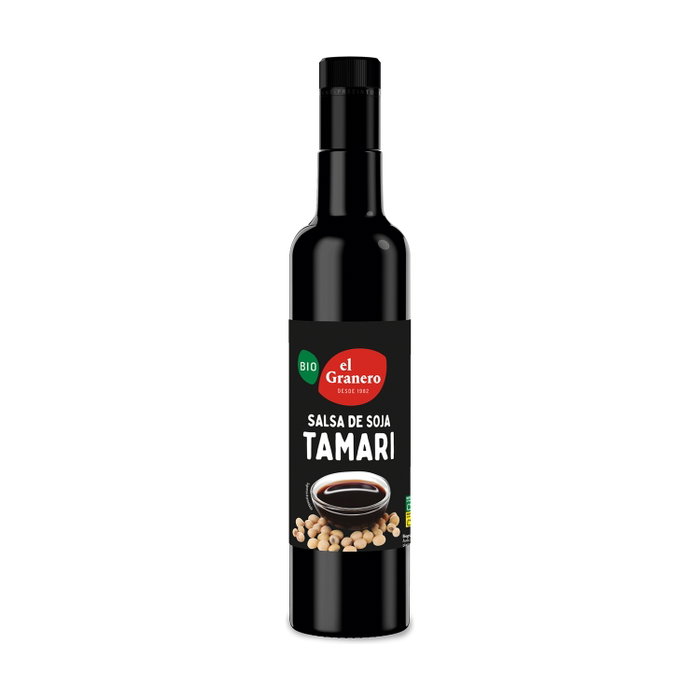 El Granero Integral Salsa Soja Tamari BIO 500 ml (Pack de 6 unidades) El Granero Integral Salsa Soja Tamari BIO 500 ml (Pack de 6 unidades)