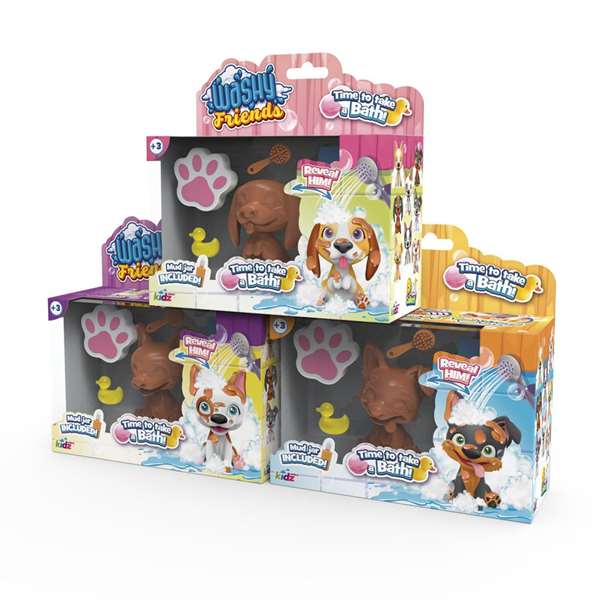 Toy Partner Figura Perro Hora del Baño Washy Friends Coleccionable 9 Modelos Toy Partner Figura Perro Hora del Baño Washy Friends Coleccionable 9 Modelos
