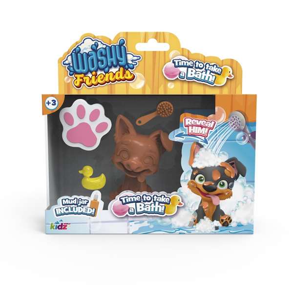 Toy Partner Figura Perro Hora del Baño Washy Friends Coleccionable 9 Modelos Toy Partner Figura Perro Hora del Baño Washy Friends Coleccionable 9 Modelos