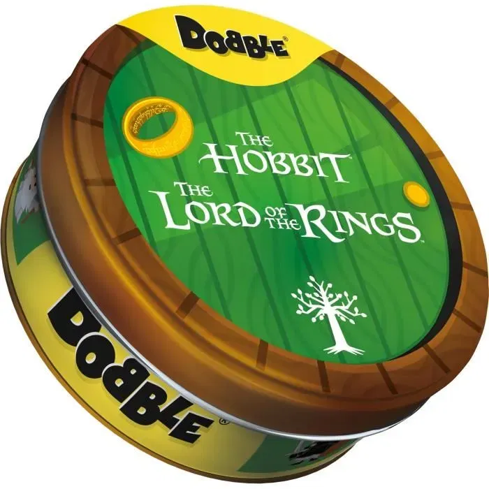 Asmodee Dobble: El Señor de los Anillos - ASM3558380128908 - Juego de cartas en francés Asmodee Dobble: El Señor de los Anillos - ASM3558380128908 - Juego de cartas en francés