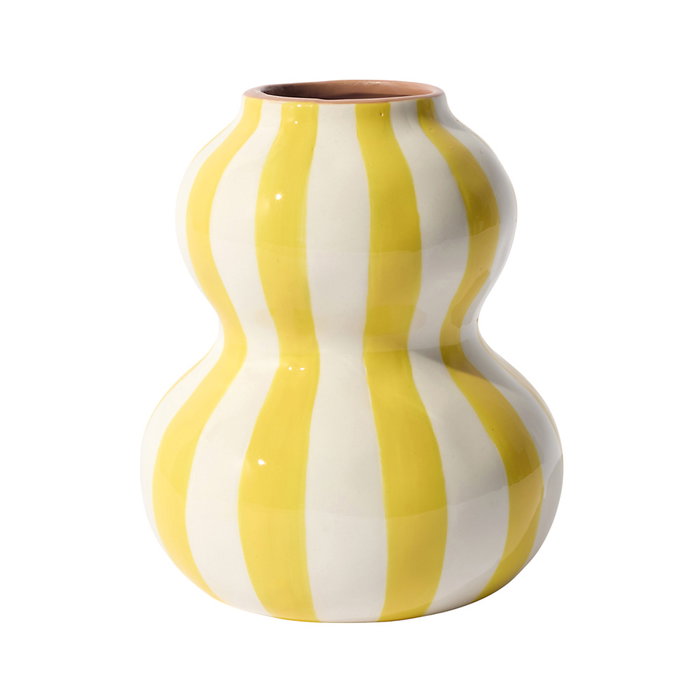 Home Deco Factory Jarrón Dolce Vita, 15 cm de altura, colores surtidos (amarillo, azul, rosa, verde)