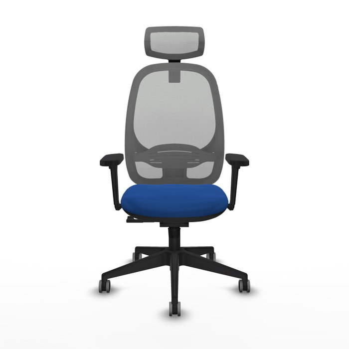 PIQUERAS Y CRESPO Silla de oficina Cilanco con mecanismo Sincro, Azul y Gris PIQUERAS Y CRESPO Silla de oficina Cilanco con mecanismo Sincro, Azul y Gris