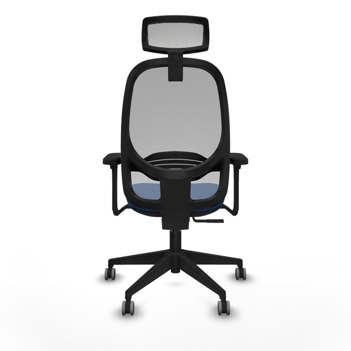 PIQUERAS Y CRESPO Silla de oficina Cilanco con mecanismo Sincro, Azul y Gris PIQUERAS Y CRESPO Silla de oficina Cilanco con mecanismo Sincro, Azul y Gris