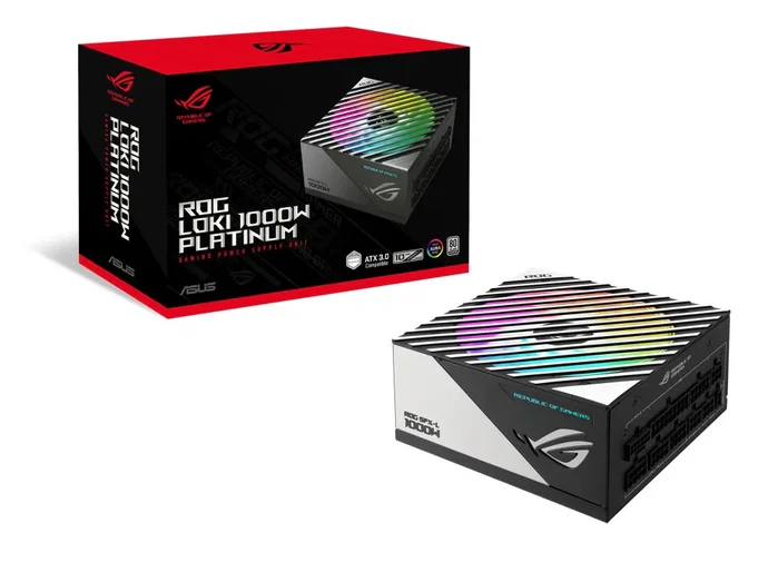Asus ROG Loki SFX-L 1000W Platinum Modular Negro, Plata