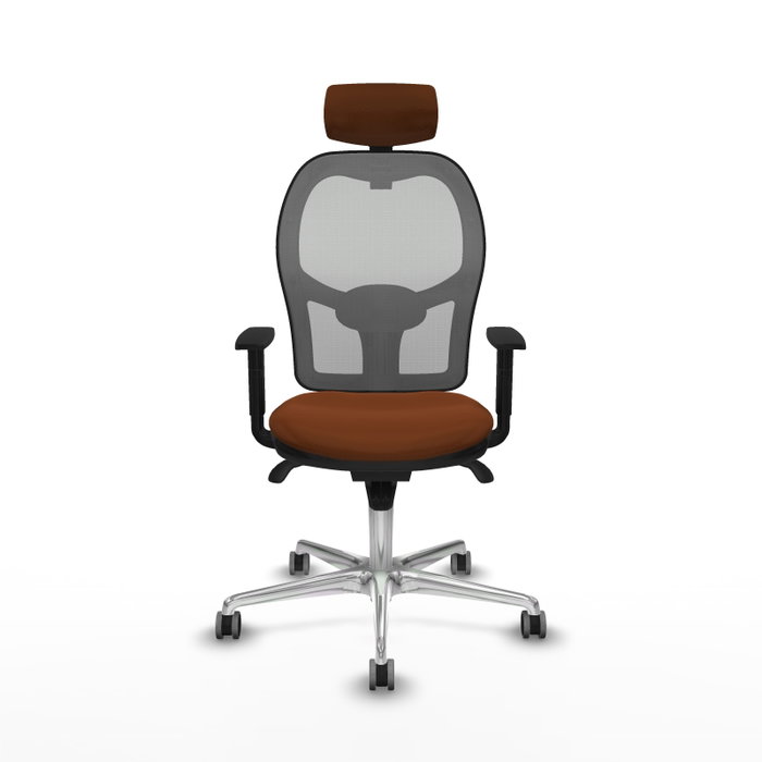 PIQUERAS Y CRESPO Silla de oficina Jorquera Marrón y Gris