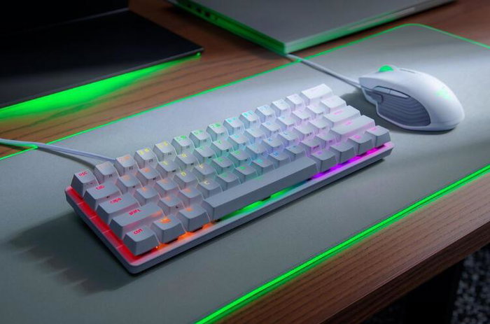 Razer Huntsman Mini Mercury Edition Blanco RZ03-03390300-R3M1 Razer Huntsman Mini Mercury Edition Blanco RZ03-03390300-R3M1