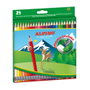 Alpino Lápices de Colores Borrables, Estuche de 24 Unidades, Colores Surtidos