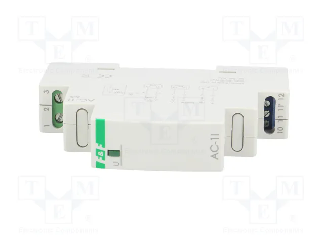 F&F Transductor de corriente 0÷5A AC 9÷30VDC IP20