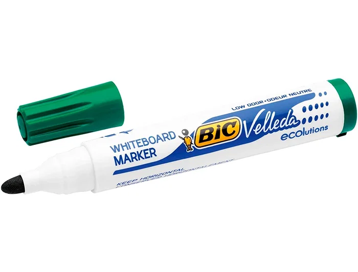 Bic Rotulador para Pizarra Velleda Verde Punta Redonda Trazo 1,4 mm