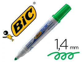 Bic Rotulador para Pizarra Velleda Verde Punta Redonda Trazo 1,4 mm