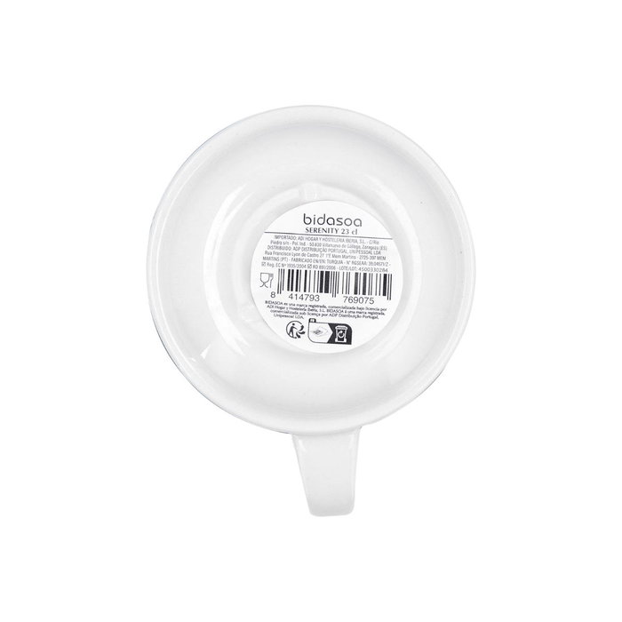 Taza Porcelana Serenity Hydrozero Bidasoa 23 cL Taza Porcelana Serenity Hydrozero Bidasoa 23 cL