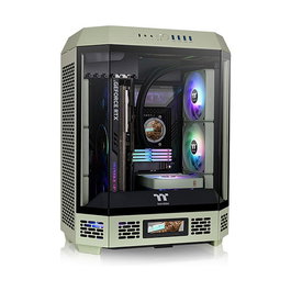 Thermaltake CA-1Z1-00MEWN-00 Midi Tower The Tower 600 Matcha Green para PC de Juego con Panel de Vidrio Templado