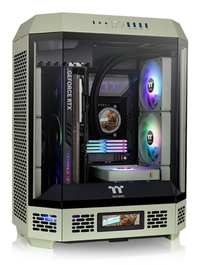 Thermaltake CA-1Z1-00MEWN-00 Carcasa de Ordenador Midi Tower Verde Claro