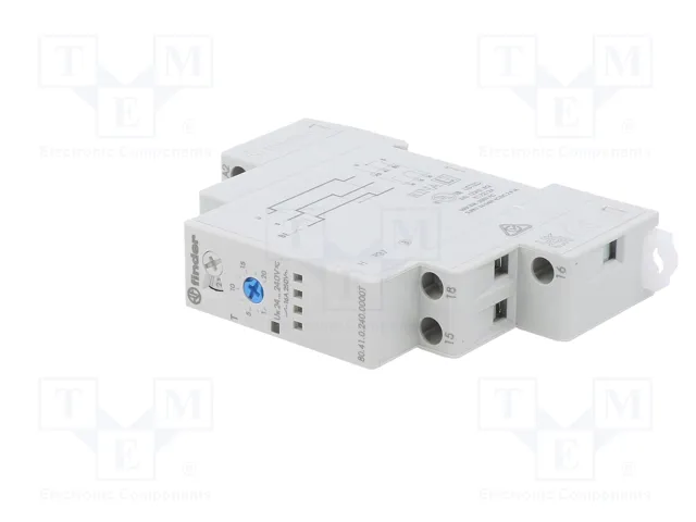 FINDER Relé de tiempo Serie 80, 24-240V AC/DC, SPDT