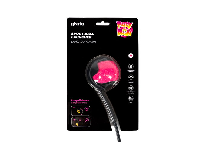 Lanzador de Pelotas para Perros Gloria Gris Polipropileno TPR M