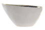 DKD Home Decor Bol Gres Esmaltado Azul Blanco 12 x 9 x 16 cm (12 Unidades)