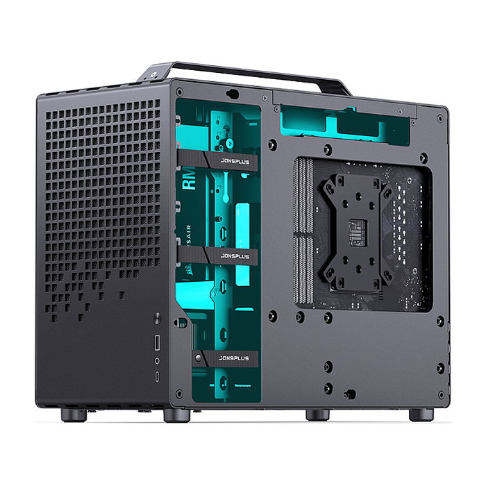 Jonsbo Z20 Micro-ATX con asa de transporte - negro
